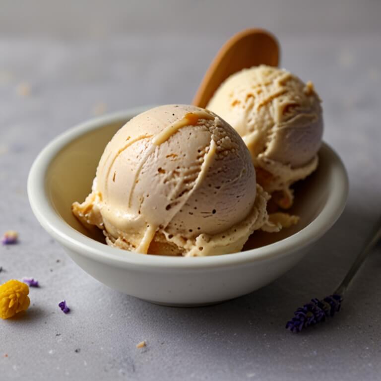 Lavender Honey Ice Cream